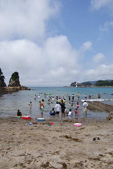 桜浜海水浴場海開き