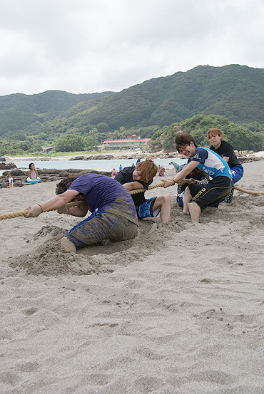 桜浜海水浴場海開き