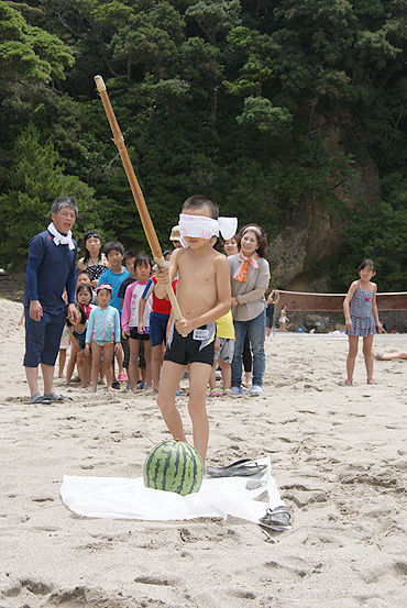 桜浜海水浴場海開き