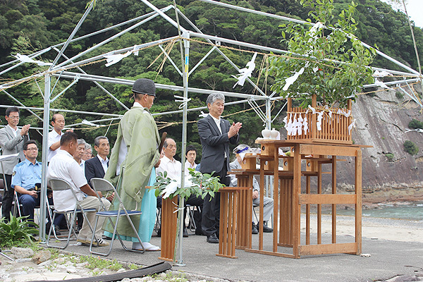 桜浜海水浴場海開き
