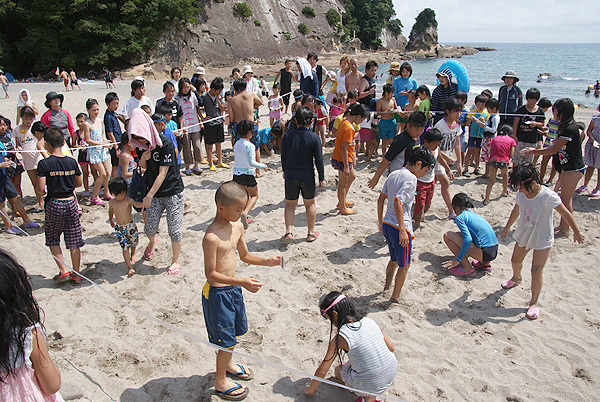 桜浜海水浴場海開き